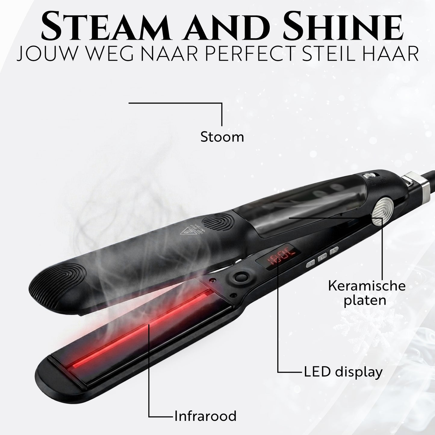 Uniluxe Steampod met Infraroodtechnologie